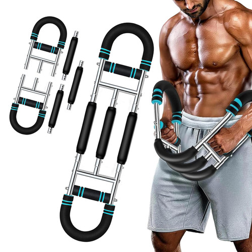 Twister Arm Trainer – Adjustable 170-265lb Resistance Chest Exerciser for Men, 2025 Upgraded Chest Bar for Full-Body Strength Training