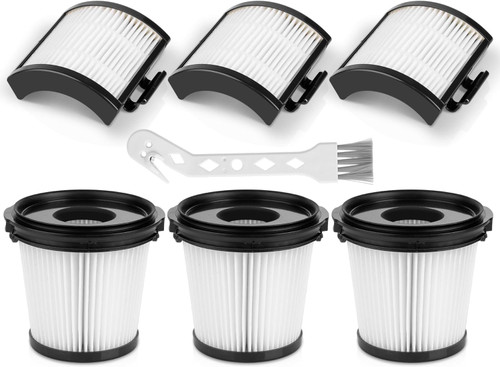 6Pack IW3511 HEPA Filters Replacement for Shark Detect Pro Cordless Vacuum Handheld IW3511 IW1111 IW1120 IW1615, 3 HEPA filters + 3 Hand vac pre-motor filters