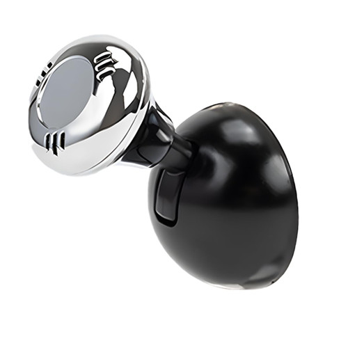 UHANBUT Car Joystick Starter, Metal Vehicle Push to Start Button Rocker, Auto Engine Start Stop Button Cover, Cool Automotive Interior Decorative Ignition Accessory for Most Cars (Silver)