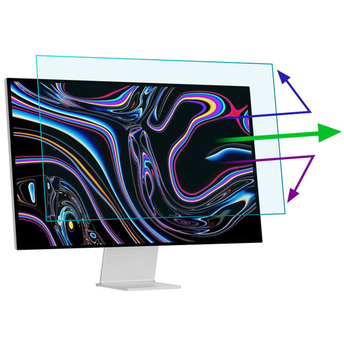 ANTOGOO V 32 Inch 16:9 Monitor Blue Light Filter TV Screen Protector - Anti Glare Film Eye Protection Blue Light Blocking Screen Protector for 32” LCD, LED, OLED & QLED 4K HDTV with 16:9 Display