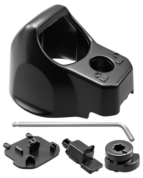 HUFEWU Backup Camera Bezel with Wrench Fit for Jeep Wrangler JL JLU 2018 2019 2020 2021 2022 2023, Rear View Camera Trim Cover Case Replace 68301879AB 68301879AA