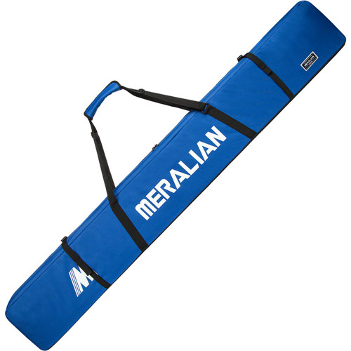 MERALIAN Padded Ski Bag,Waterproof Full Padded Single Ski Travel Bag with Adjustable Shoulder Strap. (BLUE, 185CM)