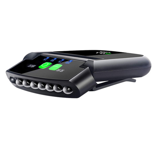 INWISH LED Hat Light Headlamp Flashlight, Clip On Cap Lights w/USB Rechargeable, Red Light, Battery Meter, Pivoting Head - Ultra Bright 200 Lumen Hands Free Hat Light for Baseball Caps Adults Kids