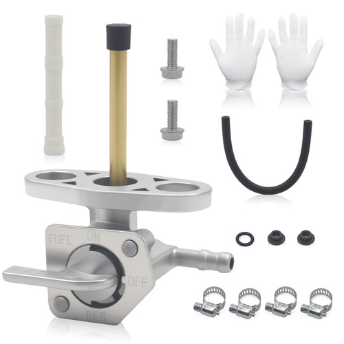 Fuel Valve Petcock Replacement for Hon-da XR50R XR70R XR80R XR100R CRF50 CRF50F CRF70F CRF80F CRF100F, Replace 16960-GEL-701/16950-GCF-671