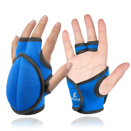 ProsourceFit Weighted Gloves, Pair of Heavy Duty 2 lb. Neoprene for Sculpting and Aerobics