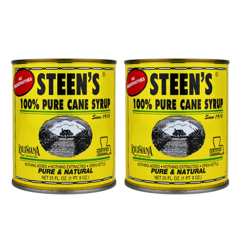Steen's 100% Pure Cane Syrup 25oz Can (25 Fl Oz (Pack of 2))