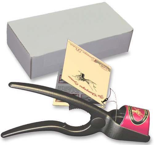 The Champagne Opener - Black in Gift Box