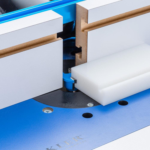 Router Bit Set-Up Jig for 22637 Drawer Lock Corner Bit