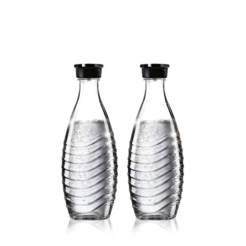SodaStream Duopack / 1047200490 Carafe en verre 2 x 0,6 l Pour modèles Penguin et Crystal (Import Grande Bretagne) (2 Pack)