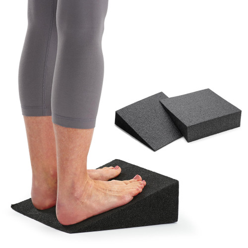 OPTP Slant (Pair) - Foam Wedge Incline Slant Boards - Stretching Equipment for Calf and Ankle Rehabilitation - Foot Wedges for Exercise, Achilles Tendonitis, Plantar Fasciitis, and Shin Splints