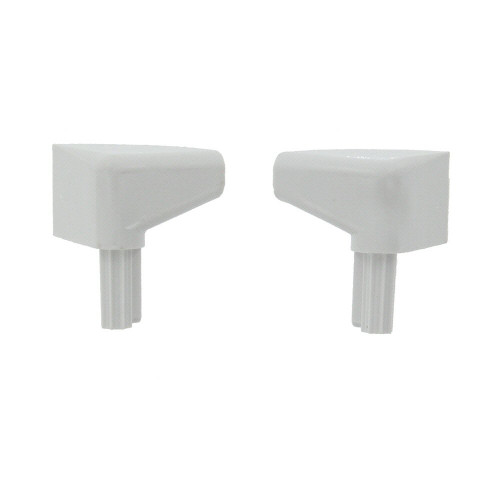 Fleetwood 518961/518962 OEM RV Rain Gutter Drip Rail End Caps - Right & Left Hand Set, Designed for Recreational Vehicles