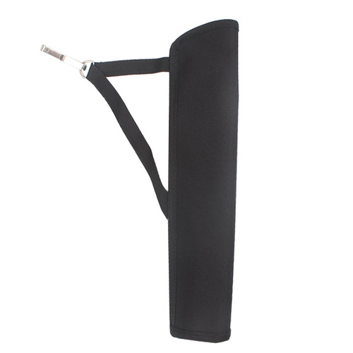 KRATARC Archery Crossbow bolts Arrow Tube Hip Quiver Waist Hanged Carry Bag For 18" 20" 22" Arrows (Black- 14.5"(depth))