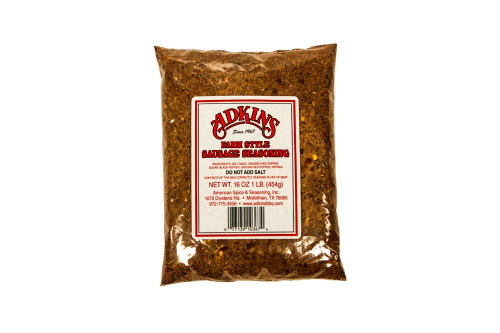 Adkins Farm Style Sausage Seasoning 16 OZ All Natural