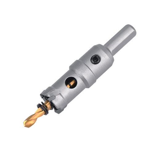 1/2 inch / 13mm Carbide Tipped Hole Saw,Metal Steel Hole Saw with a Drill Bit, Hole Cutter for Thick Metal,Stainless Steel,Sheet Metal,Iron and Wood. (13mm (1/2 inch))