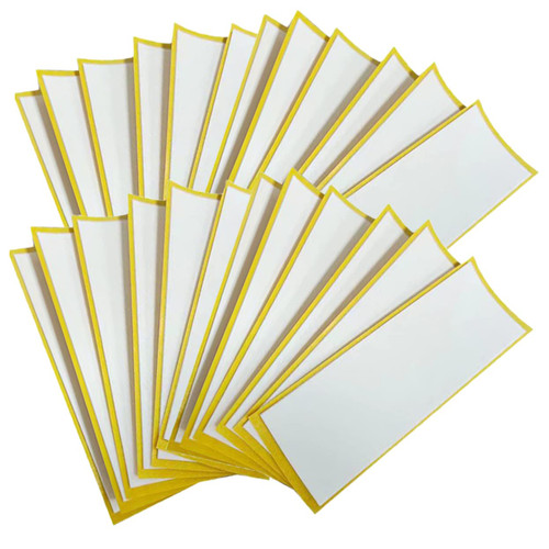 Toddmomy 10Pcs Fingerboard Foam Grip Tape, 10pcs Finger Skateboard Stickers Fingerboard Grip Tape White Finger Skateboard