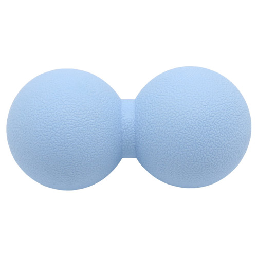 Hard Peanut Massage Ball, Double Lacrosse Massage Ball. Deep Tissue Massage Roller Mobility Ball for Physical Therapy Myofascial Release Muscle Relaxer Acupoint Massage (Blue)