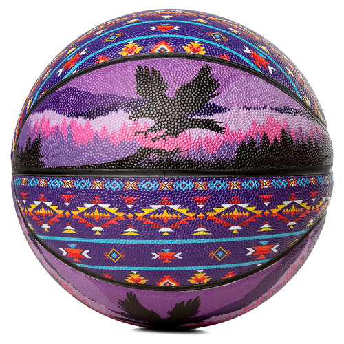 NU TRENDZ Southwest Indoor-Outdoor Basketball 29.5", Composite Leather Basketball Size 7 Adult for Men and Women