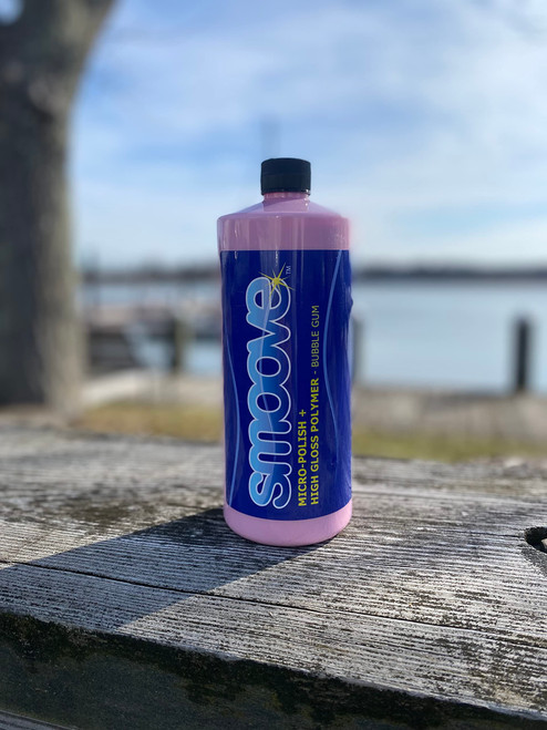 Smoove Bubble Gum Micro Polish & High Gloss Polymer - Ultimate Boat Wax and RV protecant, Marine prtectant for Supreme Fiberglass Polish, Boat and RV Polymer.