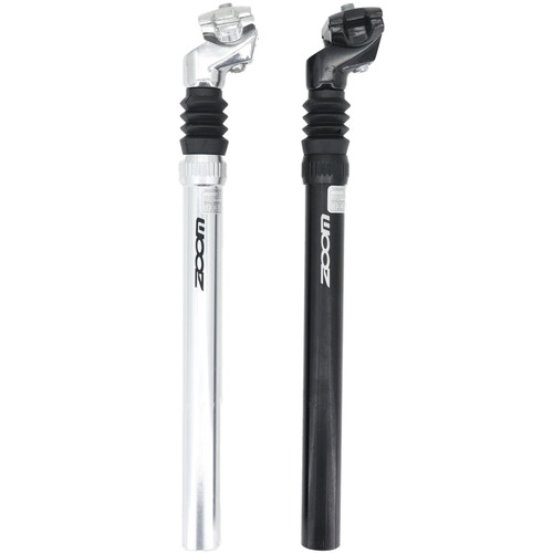 DJC Bike Suspension Seatpost Shock Absorber Damper Rubber Seat Post 25.4 27.2 28.6 30.4 30.9 31.6 mm Lightweight Aluminum(25.4mm Black)