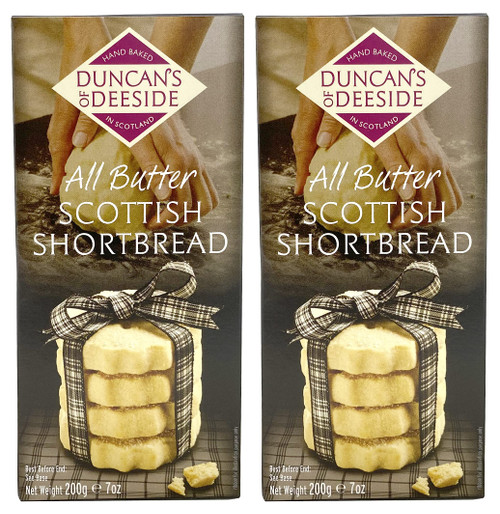 Duncan's of DeesideDuncan’s of Deeside All Butter Scottish Shortbread Cookies Pack of 2 – Gourmet Cookies, Butter Cookies
