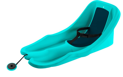 Gizmo Riders Baby Rider, Toddler Sled - 3-Point Harness, Anti-Slip Seat, Retractable Tow Strap, Durable Plastic, Ideal for 6 Months to 3 Years, Supports Up to 55 lbs, Winter Fun for Little Ones-1767644312