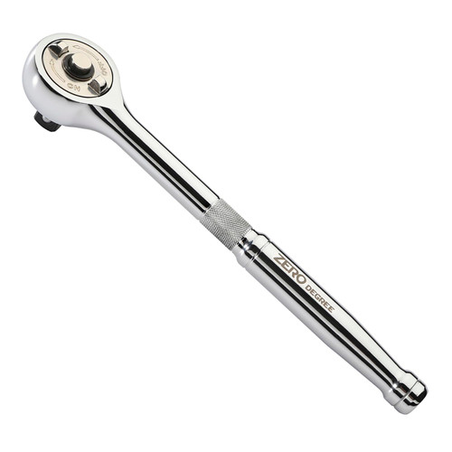 Zero Degree 38151 Ultra-Precise Gearless Ratchet – Nickel Plated High-Carbon Steel with ASME Certified Torque – Durable & Rust-Resistant – Used for Tight Spaces, 3/8" Drive