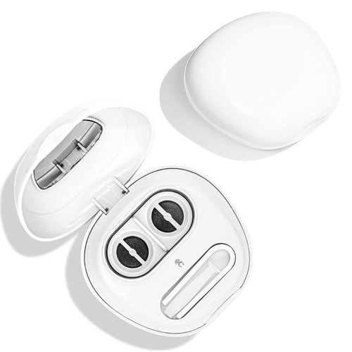 AMTAST Ultrasonic Contact Lens Cleaner Rechargeable Eye Contact Cleaner with Vanity Mirror Compact Contact Lens Cleaner Support Fast Cleaning Fits All Contact Lens (Model AMT11)