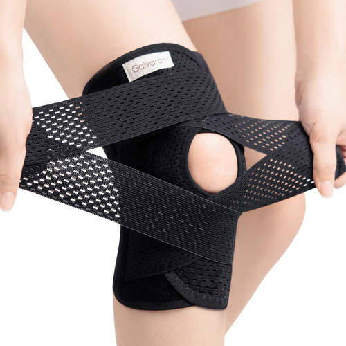 Galvaran Knee Brace with Side Stabilizers for Meniscal Tear Knee Pain ACL MCL Arthritis Injuries Recovery, Breathable Adjustable Knee Support for Men and Women-1767670621
