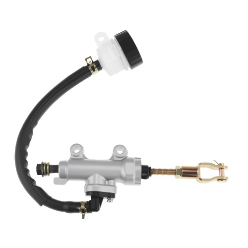 PRO BAT Rear Foot Brake Master Cylinder Pump with Reservoir for 50cc 70cc 90cc 110cc 125cc 200cc 250cc Motorcycle Go Kart ATV Dirt Pit Bike Quad