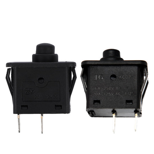 2pcs 12v Power Wheel Foot Pedal Plunger Type Switch, Power Wheels Foot Pedal Switch for Kids Ride on Car Electric Cars Replacement Parts Ride-On Toys