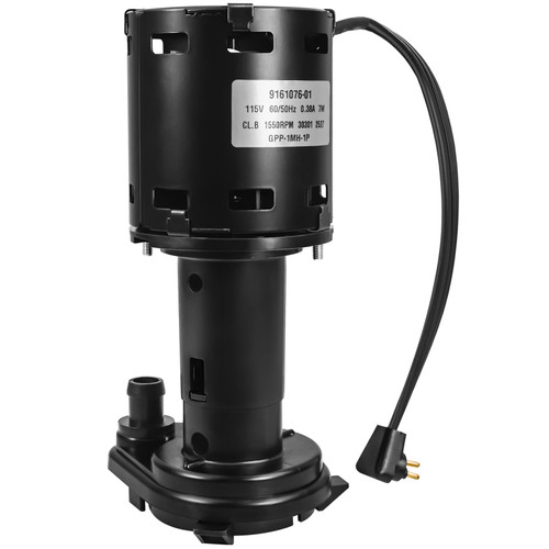 9161076-01 Ice Maker Water Pump Motor, 9161076-01 Pump compatible with Ice O Matic Ice Makers C20, C30, C40, C50, C60, Replaces 803338 GPP-1MH-1P HRIM-21-115 115V 60/50Hz