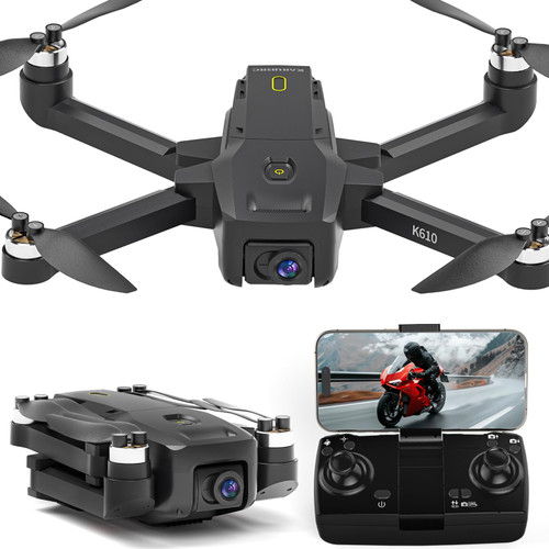 GPS Drone with 4K Camera for Adults IMX SENS Camera SD Card,Auto Return Home,Under 249g,Foldable RC Quadcopter GPS Professional Drones for Beginners,5G FPV Transmission Drone Follow Me