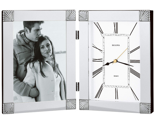 Bulova B1254 Ceremonial Picture Frame Clock