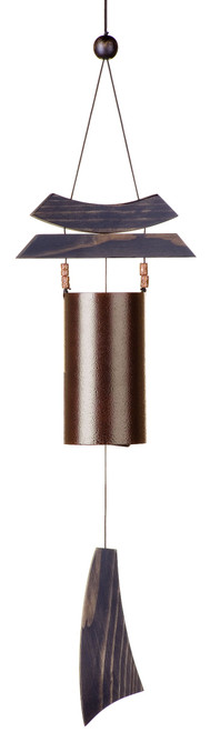 Woodstock Chimes Signature Collection, Dharma Cowbell, 28'' Wind Bells for Outdoor, Patio, Home or Garden Décor (DB)