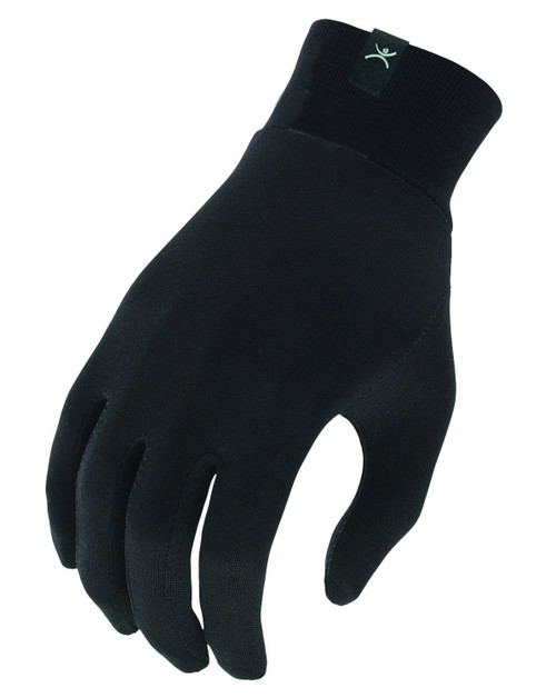 Terramar Thermasilk Glove Liner, Black, Small