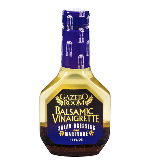 Gazebo Room Balsamic Vinaigrette Salad Dressing and Marinade 16 Oz (6 Pack)