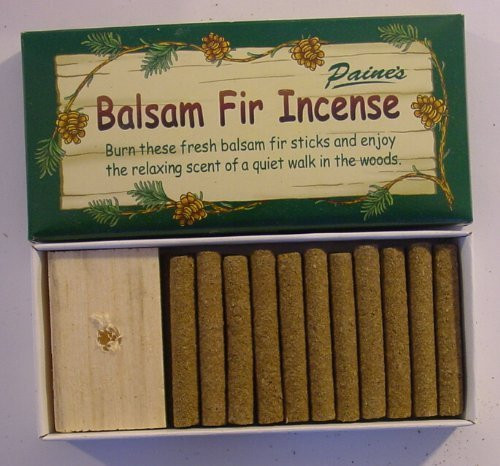 24 Fir Balsam Sticks and Holder - Paine's Fir Balsam Incense