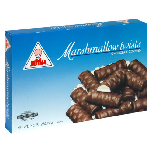Joyva Marshmallow Twists Chocolate Covered Vanilla,9-ounces (Pack of4)