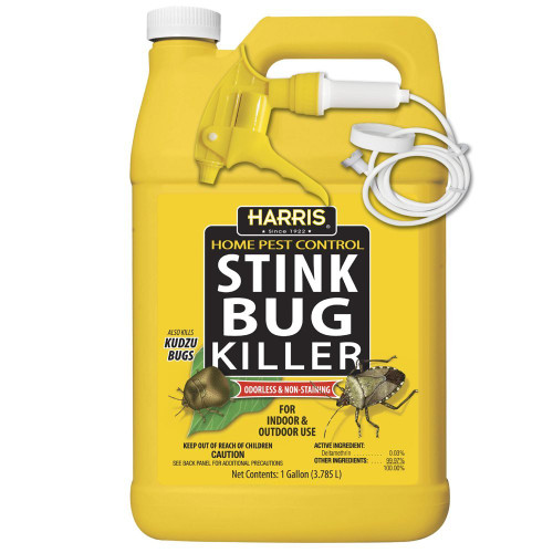 Harris Stink Bug Killer, Liquid Spray with Odorless and Non-Staining Extended Residual Kill Formula for Insects (Gallon)