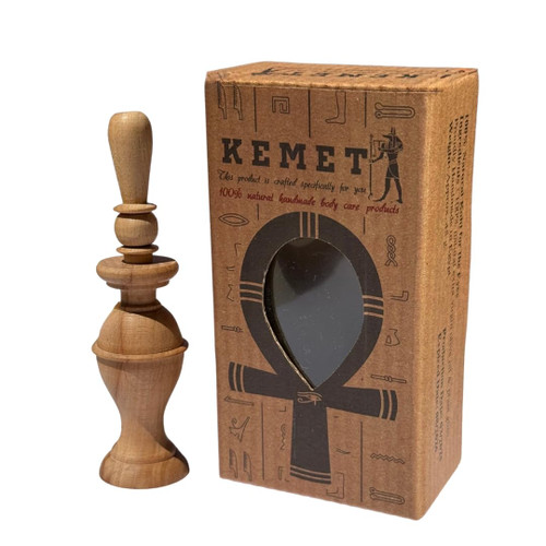 HARRAZ Kemet 100% Natural Egyptian Eyeliner in Powder Form, Handmade Eyeliner with Pharaoh packing.