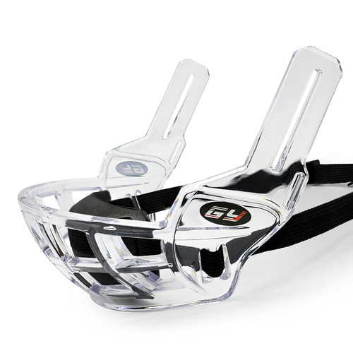 GY Hockey Lower Face Shield Cage – Adult Ice Hockey Half Cage Protects Lips & Teeth – Lightweight & Breathable – Includes Chin Cup, Fits Most Helmets