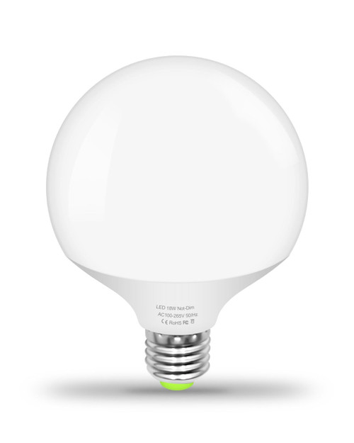 LFLAMPON G120 Globe Light Bulbs 18W, 200W Equivalent Large Globe Bulbs E26 Base,Natural White 4000K, Non-Dimmable, 1800 Lumer LED for Kitchen Living Room Workshop