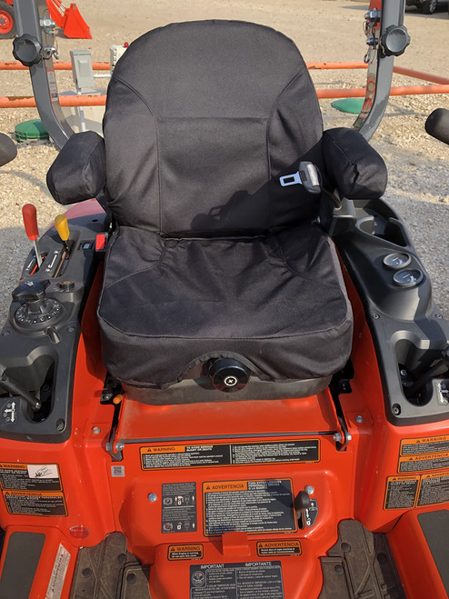 Durafit Seat Covers, Custom Fit Kubota Seat Cover for 2019 and Newer for KUBOTA Zero Turn Mowers ZD1011 Series in Black Waterproof Endura Fabric Durafit Seat Covers, Custom Fit Kubota Seat Cover for 2019 and Newer for KUBOTA Zero Turn Mowers ZD1011 Series in Black Waterproof Endura Fabric