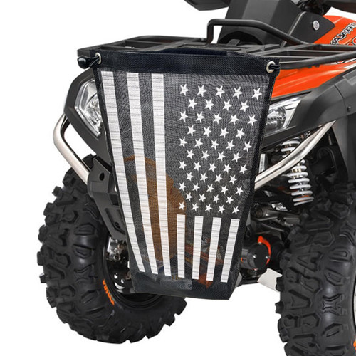 Dawnjaccee UTV/ATV Trash Bag, PVC Mesh Storage Sack Compatible with Polaris RZR, Can-Am, Kawasaki, Honda & Golf Carts, Universal Fit Off-Road Accessories