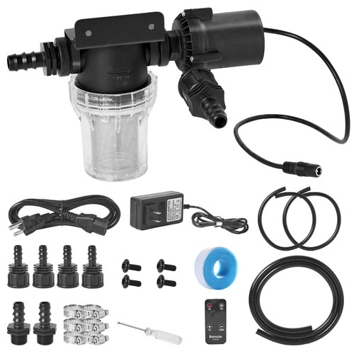 phabcf Ice Bath Water Chiller Pump Ice Bath Accessories Kit， Ice Bath Pump， Cold Plunge Kit with External Pump, Filter, Hose, Compatible 300L 500L Chiller & Inflatable Cold Plunge Tub