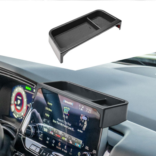 EDBETOS Dashboard Organizer Tray for 2022 2023 2024 2025 Nissan Pathfinder SL/Rock Creek/Platinum Only for 9-inch Touchscreen Display Center Console Dash Tray Extra Storage Tissue Box (NOT Fit S/SV