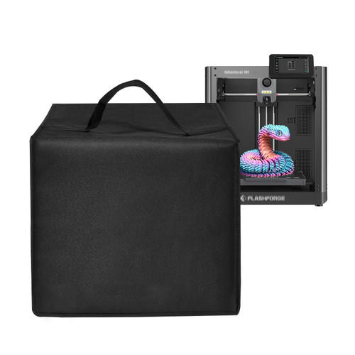 3D Printer Cover Heavy Duty Waterproof Anti-static Nylon Lid for FLASHFORGE Adventurer 5M 3D Printer,3D Printer Universal Protective Case (Black)