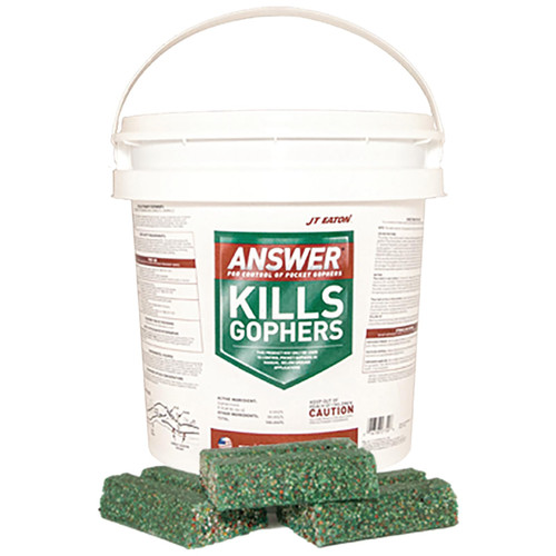 Answer Pocket Gopher Control Bait – 10 lbs Bulk Rodenticide for Effective Pocket Gopher Management, Long-Lasting and Easy-to-Use Solution