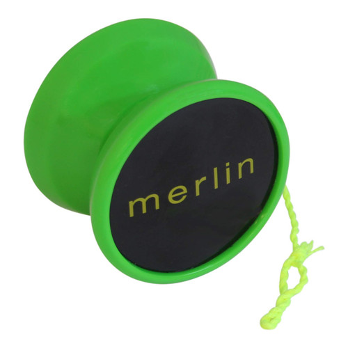 Merlin Yoyo Professional & Responsive with Narrow C Bearing, Silicone Response System – Extra String Included – Trick Yoyo for Beginners & Skill Play – Green