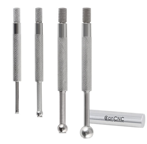Accusize Industrial Tools 4 Pc Small Hole Gauge Set, Ball Type, inch/mm, 1/8 to 1/5, 1/5 to 3/10, 3/10 to 2/5, 2/5 to 1/2, 3604-5001